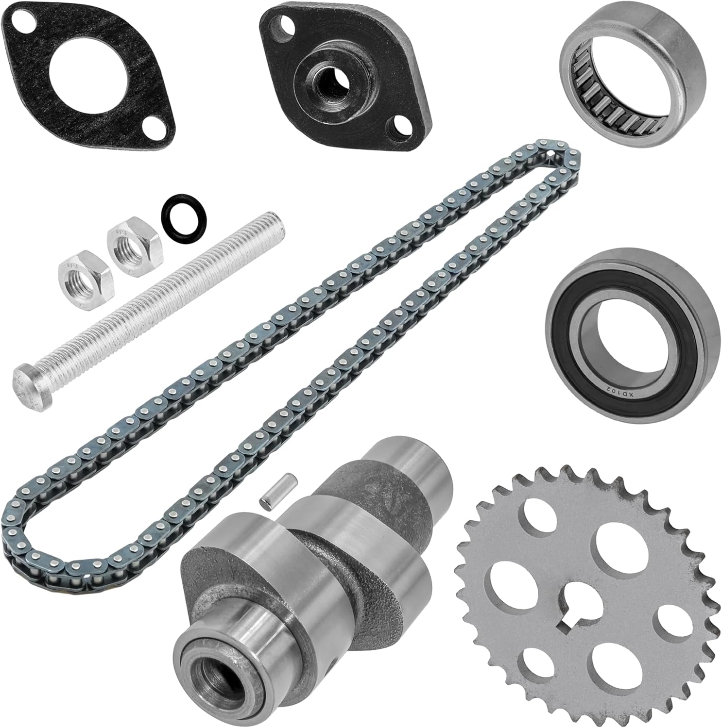 Caltric Engine Camshaft Kit Compatible with Yamaha Big Bear 350 YFM350FW 4x4 1999 / Big Bear 400 YFM400 2x4 2000-2004 / Big Bear 400 YFM400F 4x4 2000-2006