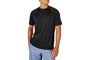 Amazon Essentials Men's Short-Sleeve Quick-Dry UPF 50 Swim Tee