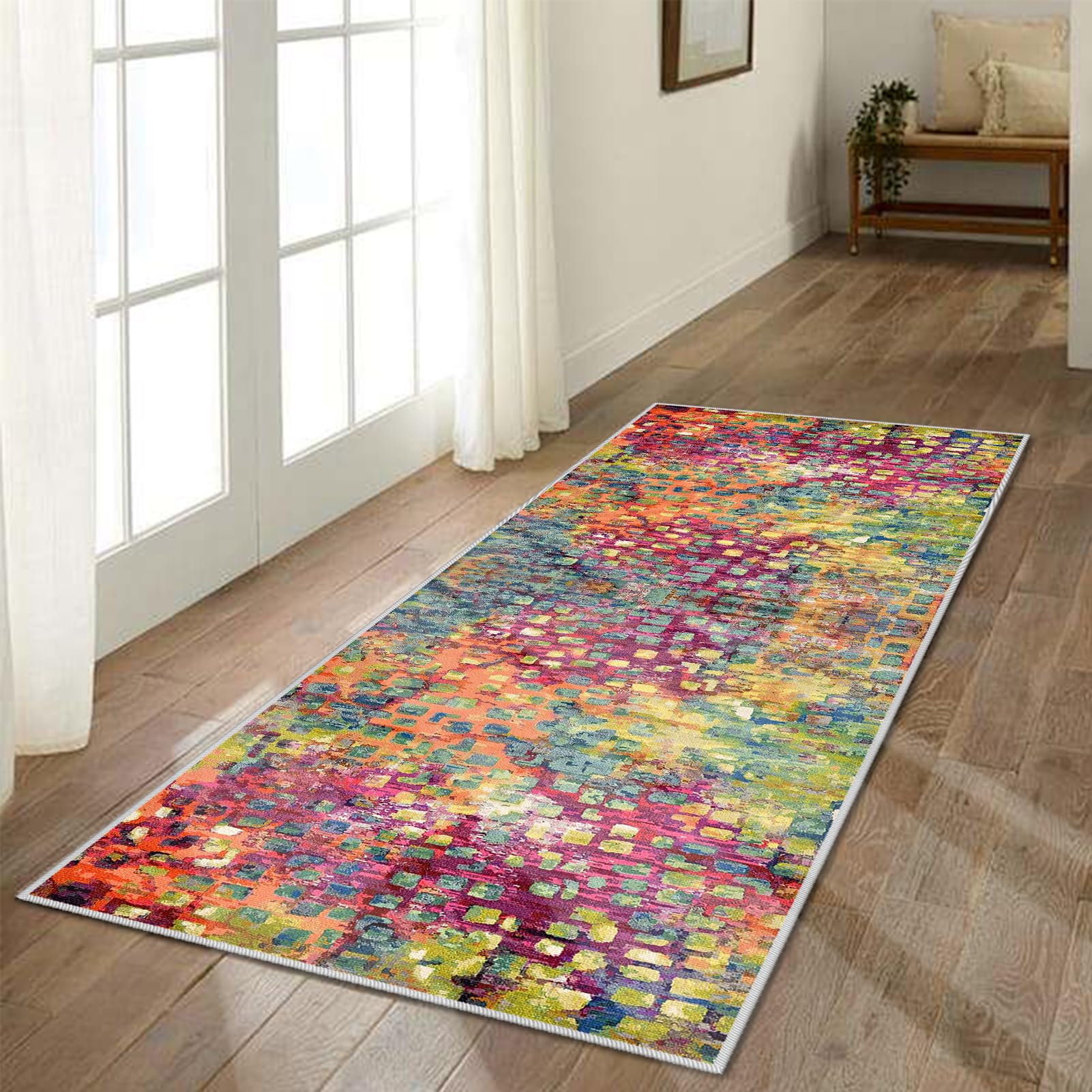 Tappeto Passatoia Corridoio Antiscivolo per Cucina 60 x 500 cm