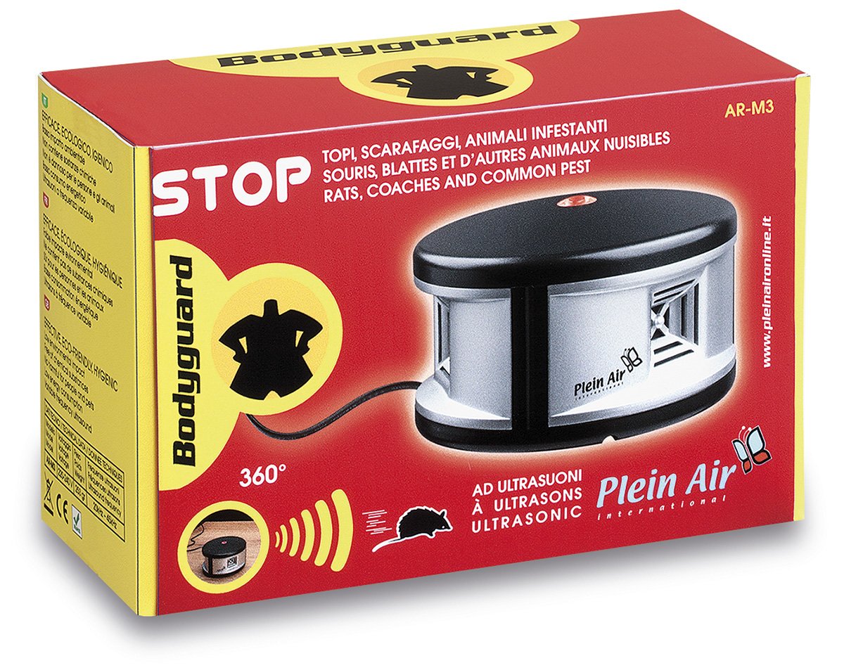 Plein Air AR-M3 dissuasore ad ultrasuoni con frequenza variabile per topi, scarafaggi e animali infestanti