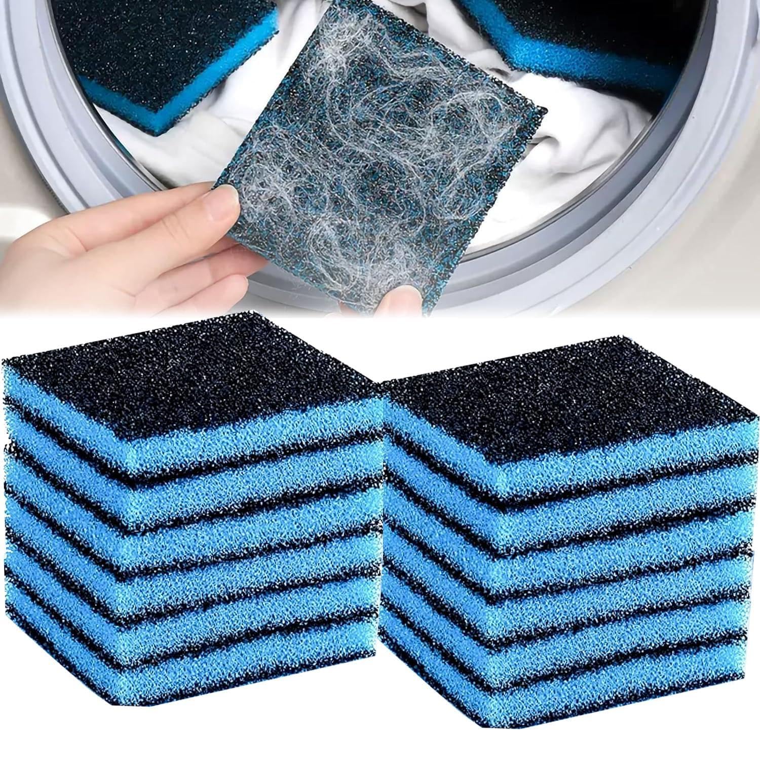 Washing Machine Clothing Hair Removal Reusable Collector Cleaning Tools Pet Sponge Cleaning For Laundry Hair Suitable Remover filter Washer sponge Bag Machine net catch float laundry tool Acce