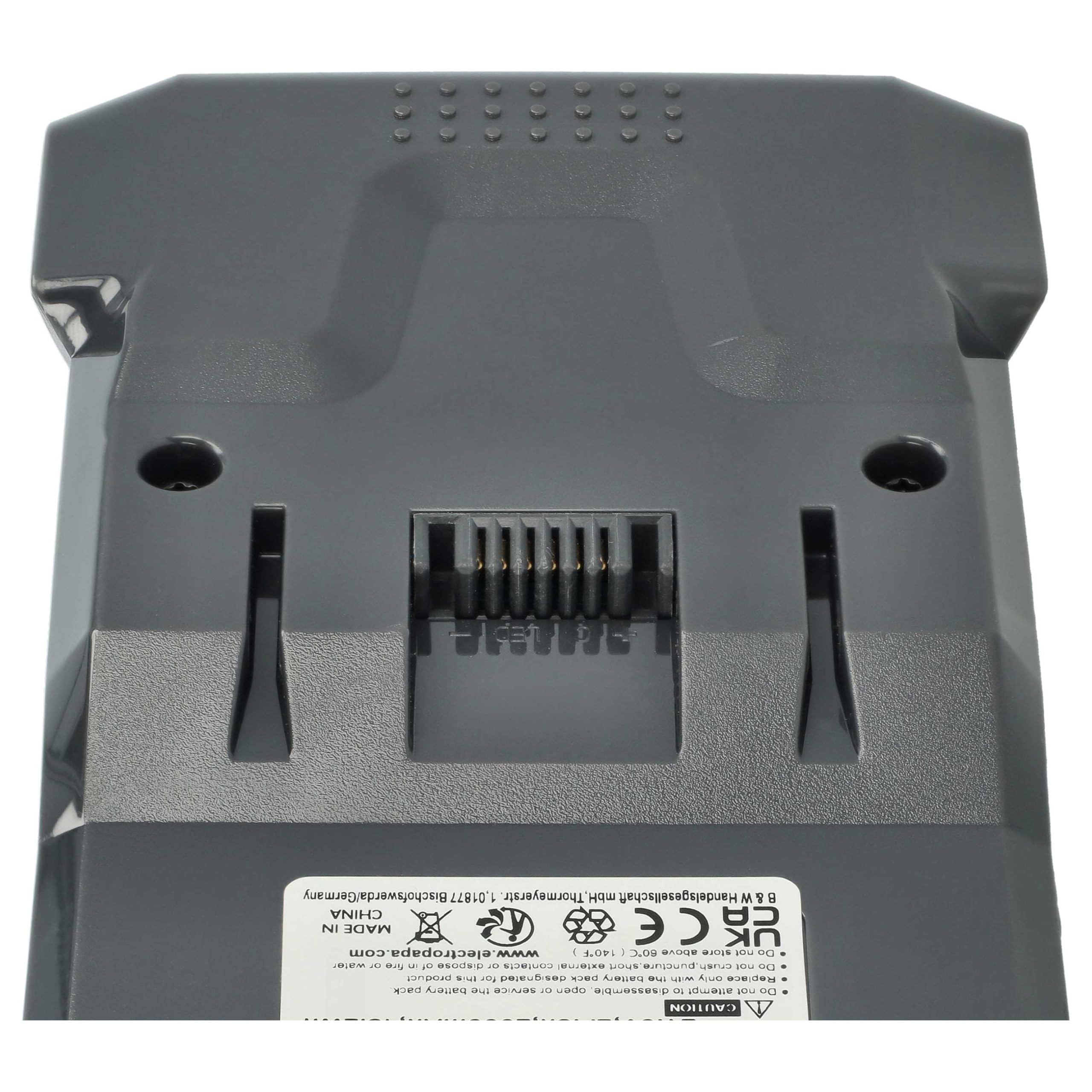 vhbw batteria compatibile con Hoover HF1, HF1 Home, HF122GPT, HF100, HF122RH home cleaner nero (2000mAh, 21,6V, Li-Ion)