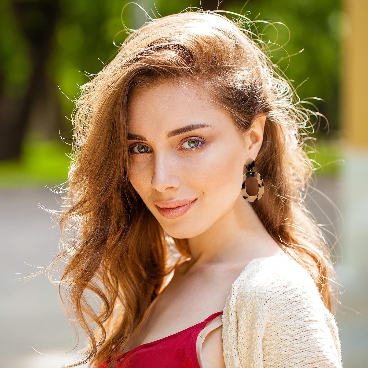 Hicarer 6 Pair Rattan Earrings Straw Tassel Bohemian Earrings for Women Summer Party - Image 6