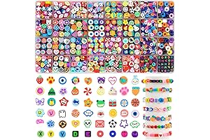 1060pcs Polymer Clay Beads Charms Kits: Ultimate Crafting Adventure