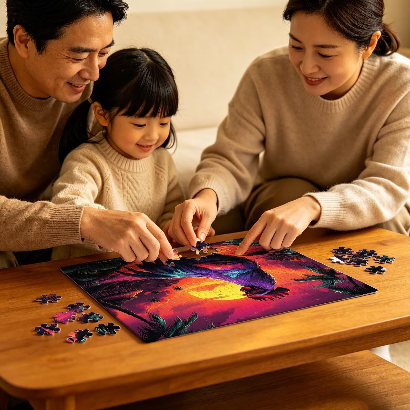Puzzles Luna Gallo | Puzzle 1500 Piezas XL 87x57 cm | Rompecabezas Madera Desafiante para Adultos | con Exquisita Caja de Embalaje | para Decorar Toda La Familia | Rompecabezas Adultos W3H-455