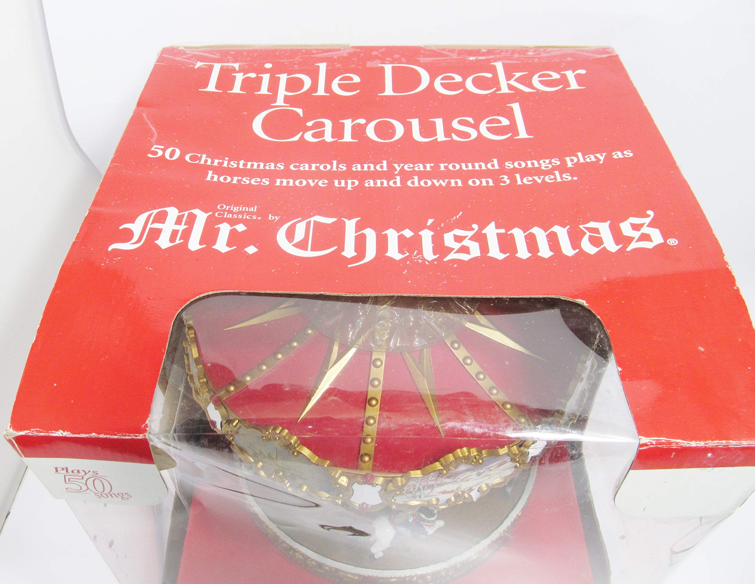 Amazon.co.jp: Mr。クリスマスTriple Decker Carousel : おもちゃ