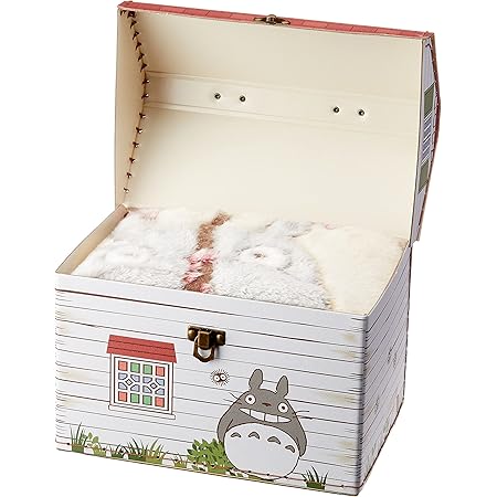Amazon Co Jp 丸眞 ひざ掛け ジブリ となりのトトロ ひざ掛け1枚 花降るトトロ Tt ホーム キッチン