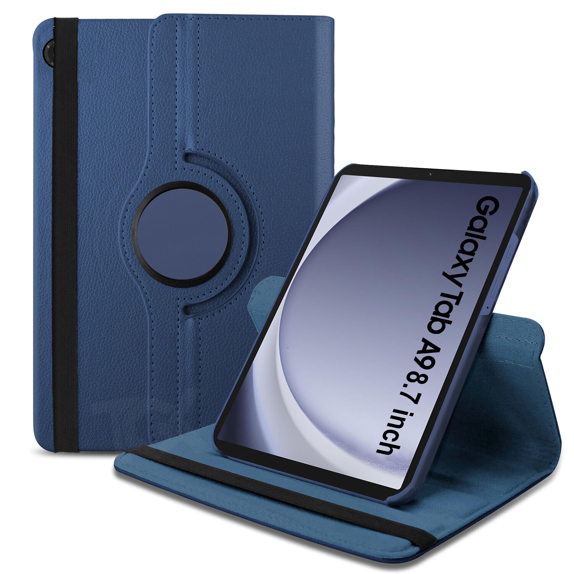 TGK Rotating Cover for Samsung Galaxy Tab A9 8.7 inch 360 Degree Leather Flip Case (Dark Blue) (B0CP5XQ6WM) Amazon Price History, Amazon Price Tracker