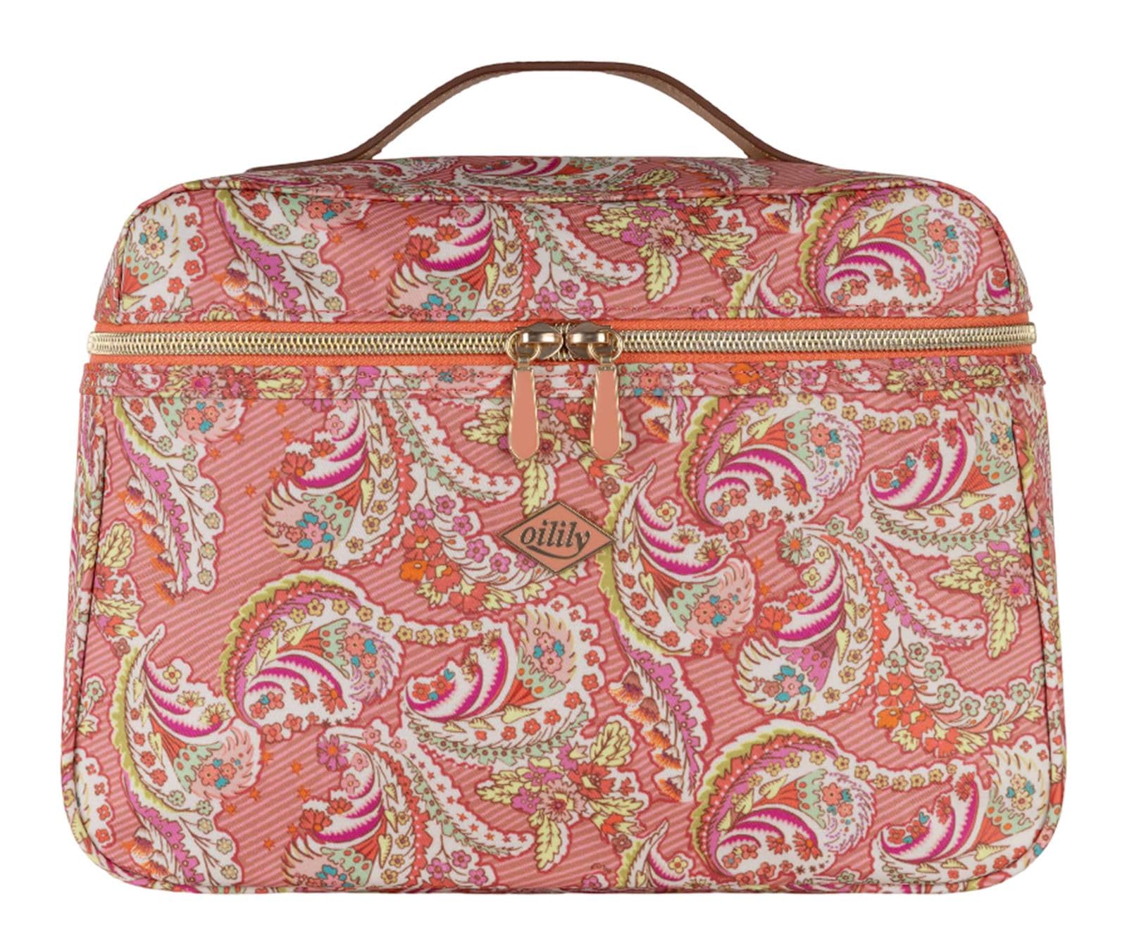 Oilily Kosmetiktasche Beauty Case – Kulturtasche Rot Paisley