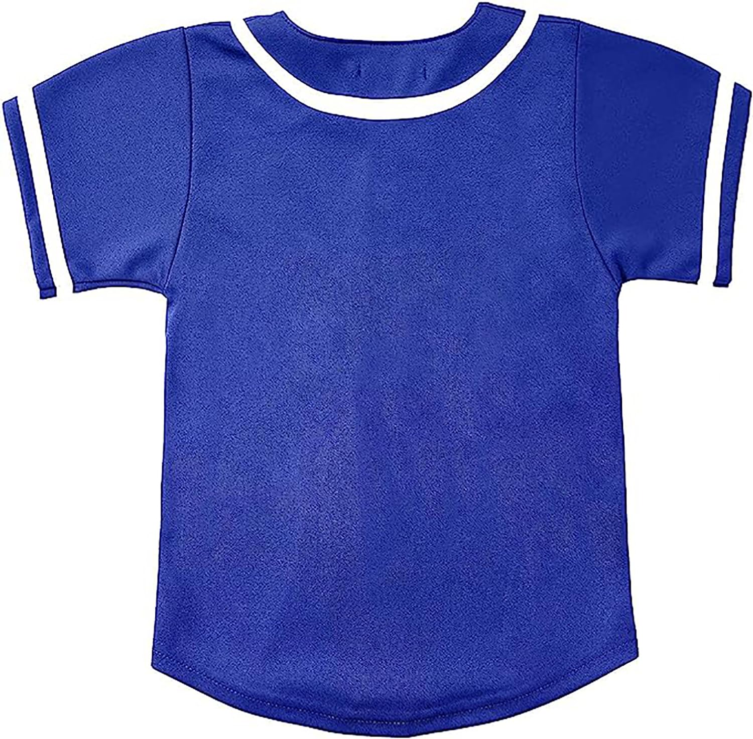 SPTEHW Kids Baseball Jersey Button Down Hip Hop T Shirts Personalized Softball Jersey for Boys Girls (2 Years, Blue)