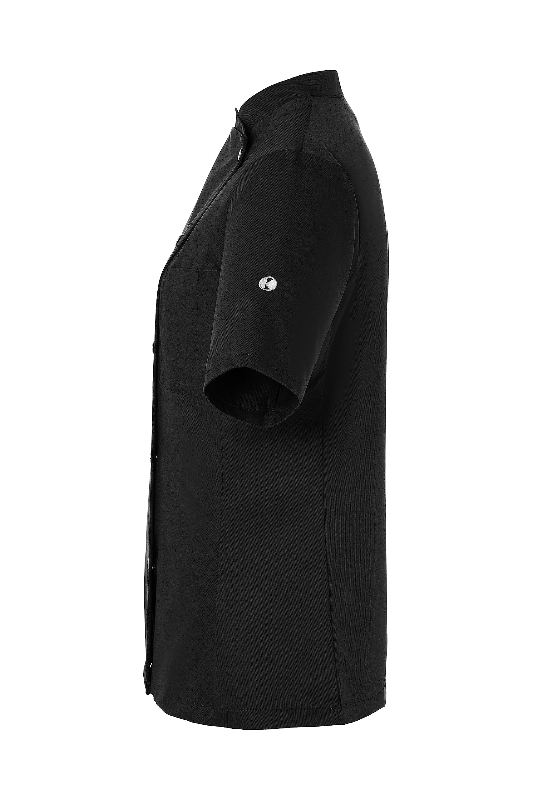 Karlowsky JF 4 Passion Greta - Chaqueta de cocina para mujer, 65% poliéster, 35% algodón, color negro, talla 40