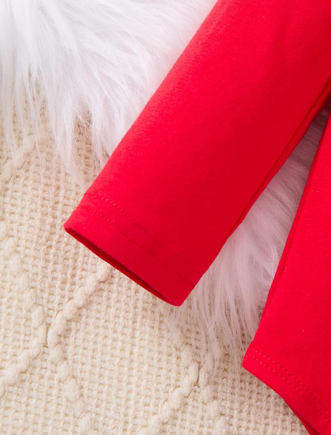 Baby Girl Christmas Outfit Long Sleeve Romper and Pants Set My First Christmas Baby Girl Outfit - Image 4