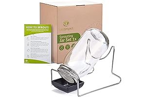 Effortless Sprout Cultivation with our All-in-One Seed Sprouting Jar Kit
