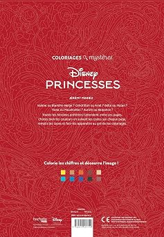 Coloriages mysteres Disney - Princesses: Coloriez les chiffres et decouvrez l'image