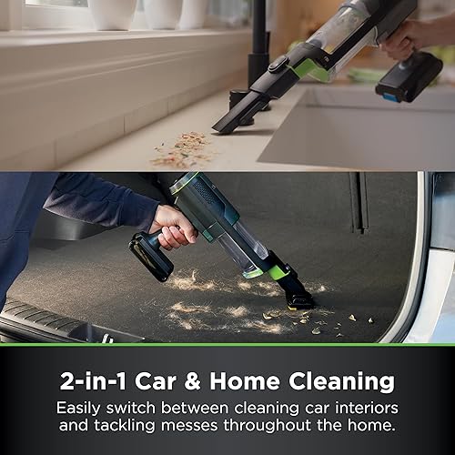 Miniatura 2 de Shark PowerBoost PowerVac inalámbrico 2 en 1 para cochehogar, potente succión, 40 minutos de tiempo de funcionamiento, portátil, 3 modos de