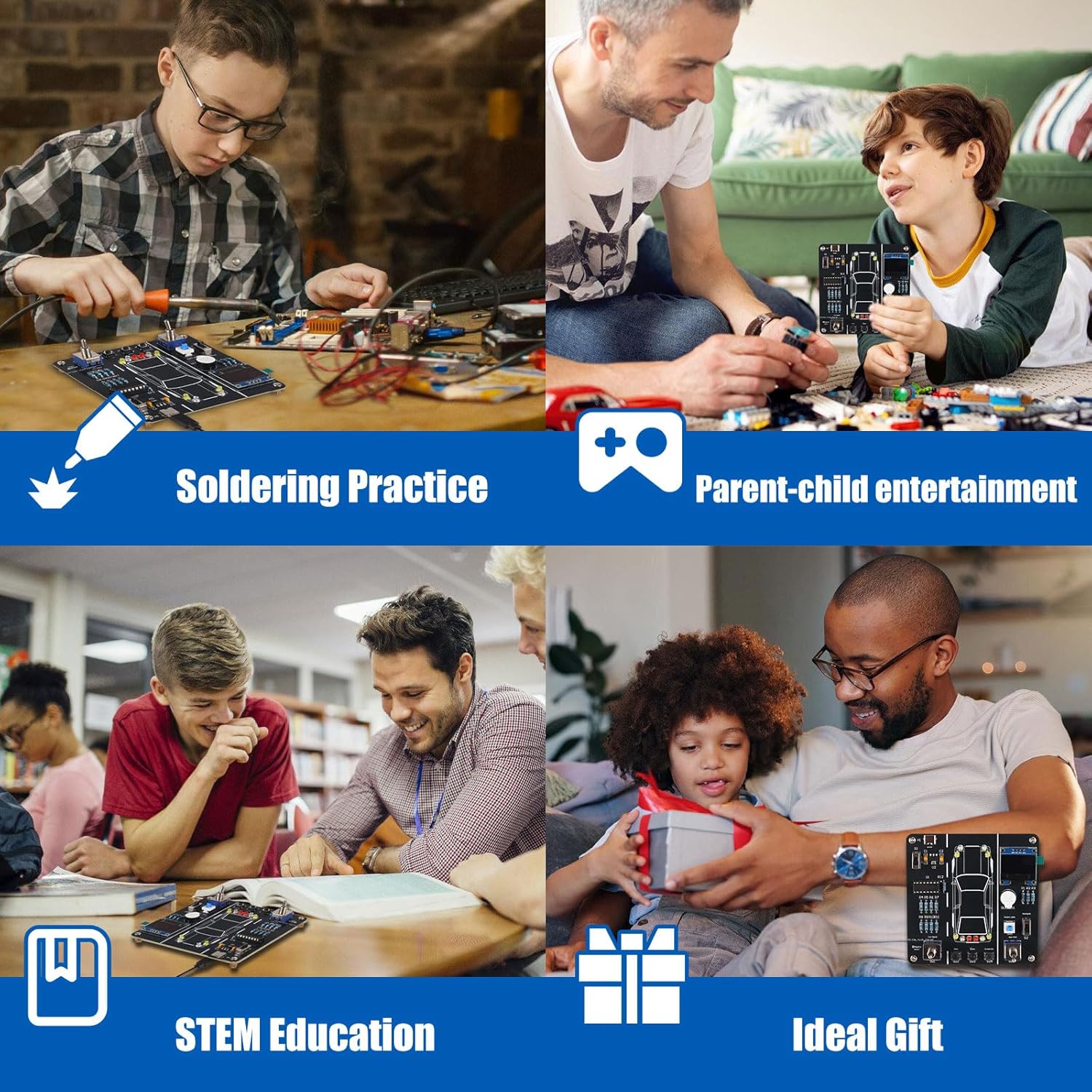 MIOYOOW DIY Car Driving Simulation Soldering Practice Kit, Electronics Project Car Driver Simulator Solder Project Kit for High School & College Students Learning - Image 6