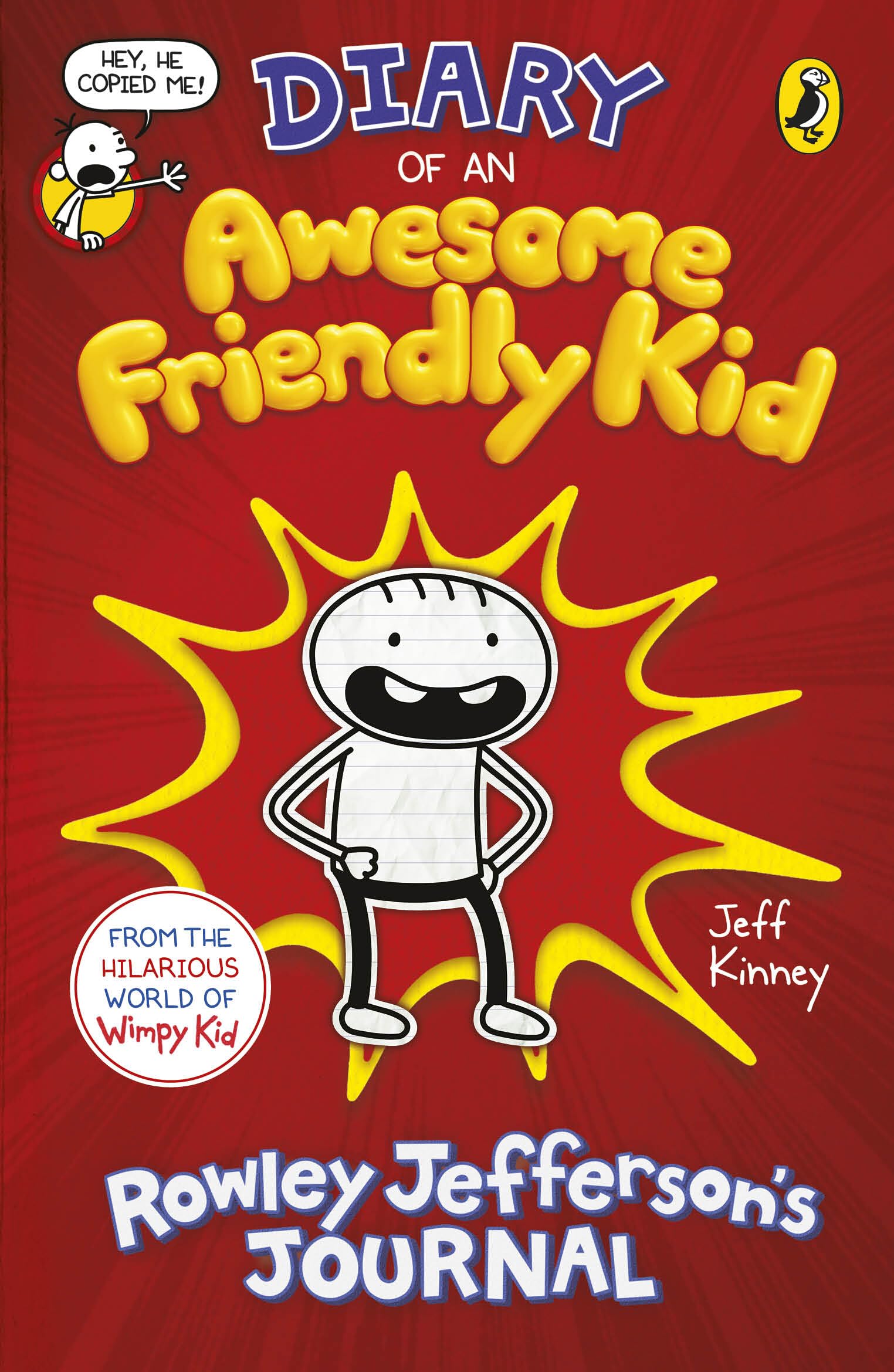 Diary of an Awesome Friendly Kid by Jeff Kinney (Paperback Book)