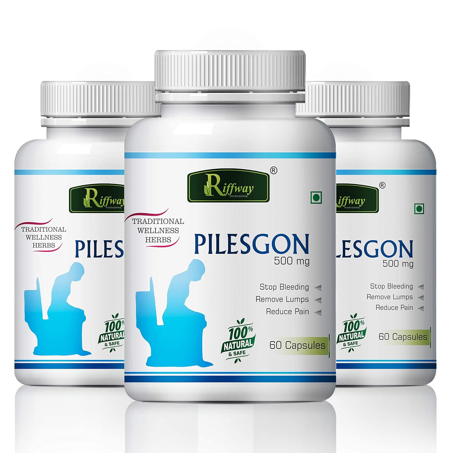 Buy Riffway Pilesgon Ayurvedic Supplement Relieves In Bleeding Burning