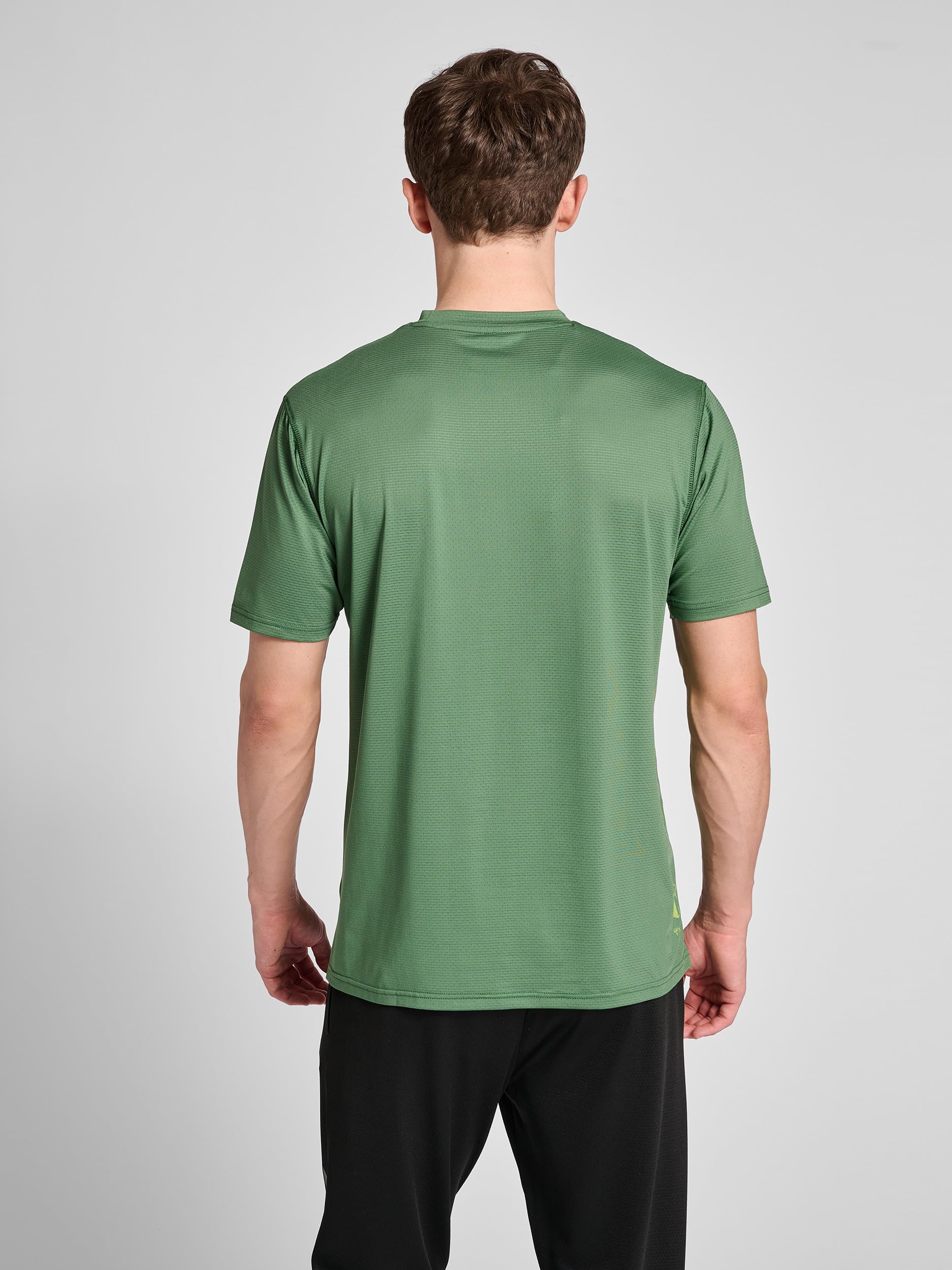 hummel Hmlongrid Poly Tee S/S Maglietta Uomo