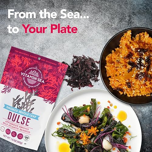 Miniatura 52 de Alga de mar dulce cruda USDA orgánica y kosher cosechada a mano del océano Atlántico de Maine, Coast Vegan Sea Vegetables VitaminSea