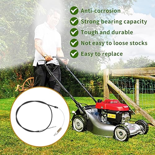 Miniatura 7 de Cable de tracción 119-2379 290-945 para segadora recicladora Toro 20330 20331 20339 20350 20351 20370 20371 20377 20378 20954 290-9454 34