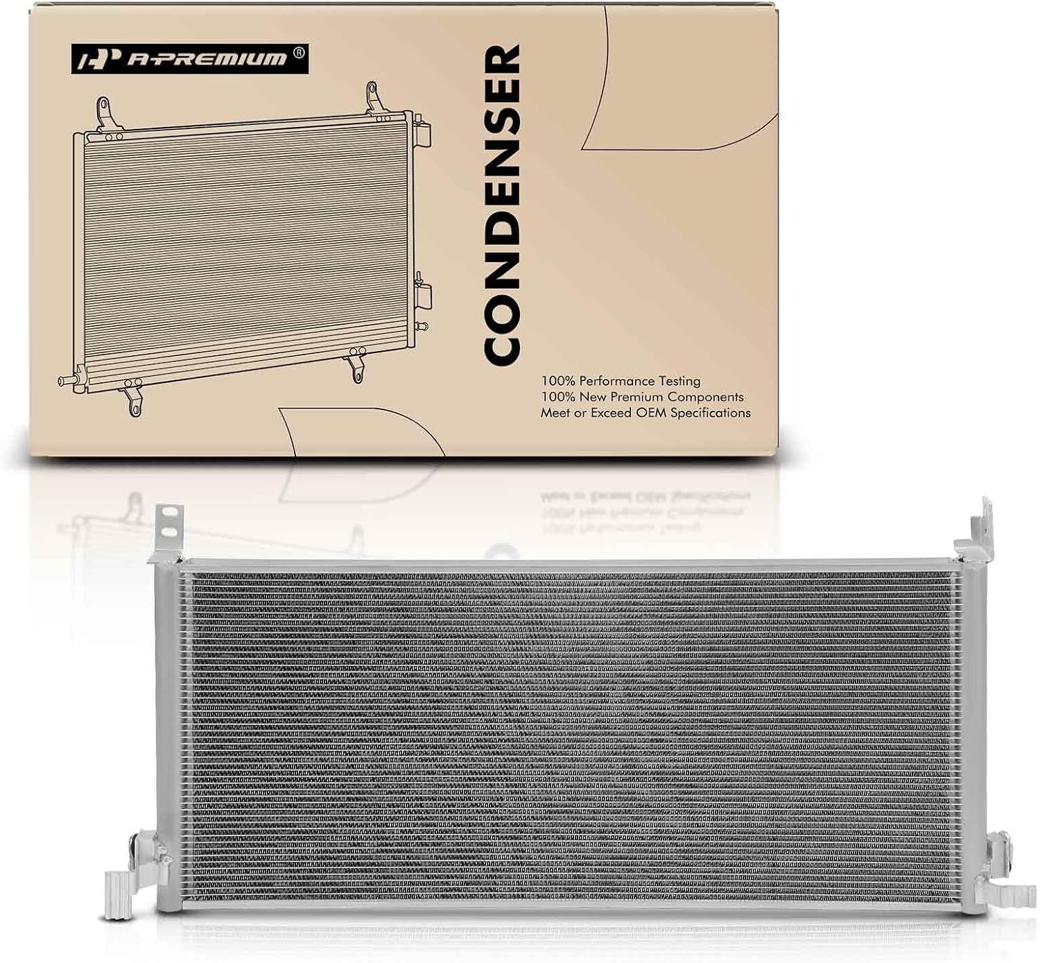 A-Premium A/C Condenser Replace# 884A042050 - Compatible with 2021-2024 Toyota RAV4 Prime L4 2.5L