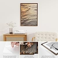 Vista 87 de Fun Memories Portarretratos de metal de 16 x 20 pulgadas con paspartú de 11 x 14 pulgadas, acabado de aluminio cepillado, parte delantera de vidrio