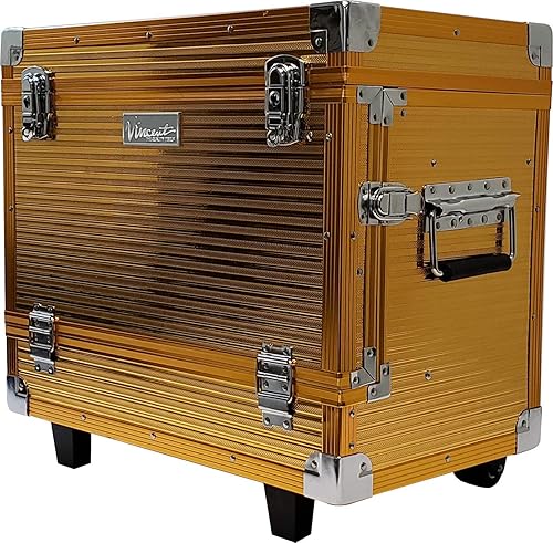 Vincent Master Rolling Case (con ruedas giratorias, dorado)., Oro