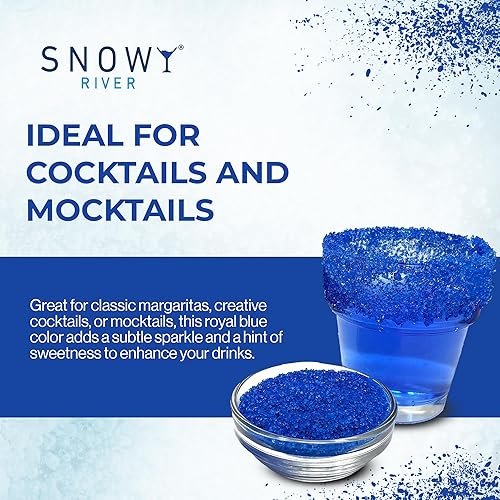 Miniatura 9 de Snowy River Purple Cocktail Sugar - Rimmer de cóctel morado de color natural con certificado Kosher (1 libra, cristal mediano)