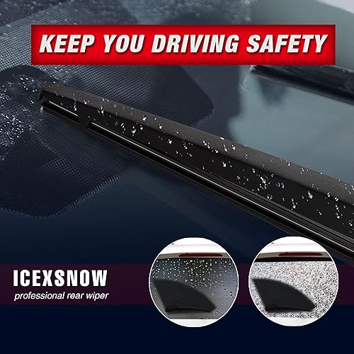 Miniatura 6 de Limpiaparabrisas trasero de 12 pulgadas de repuesto para Mercedes R350 13-06 ML550 14-08 GLK350 GL550 GL350 15-10, C-MAX 18-13, Civic 05-02 (12-J),