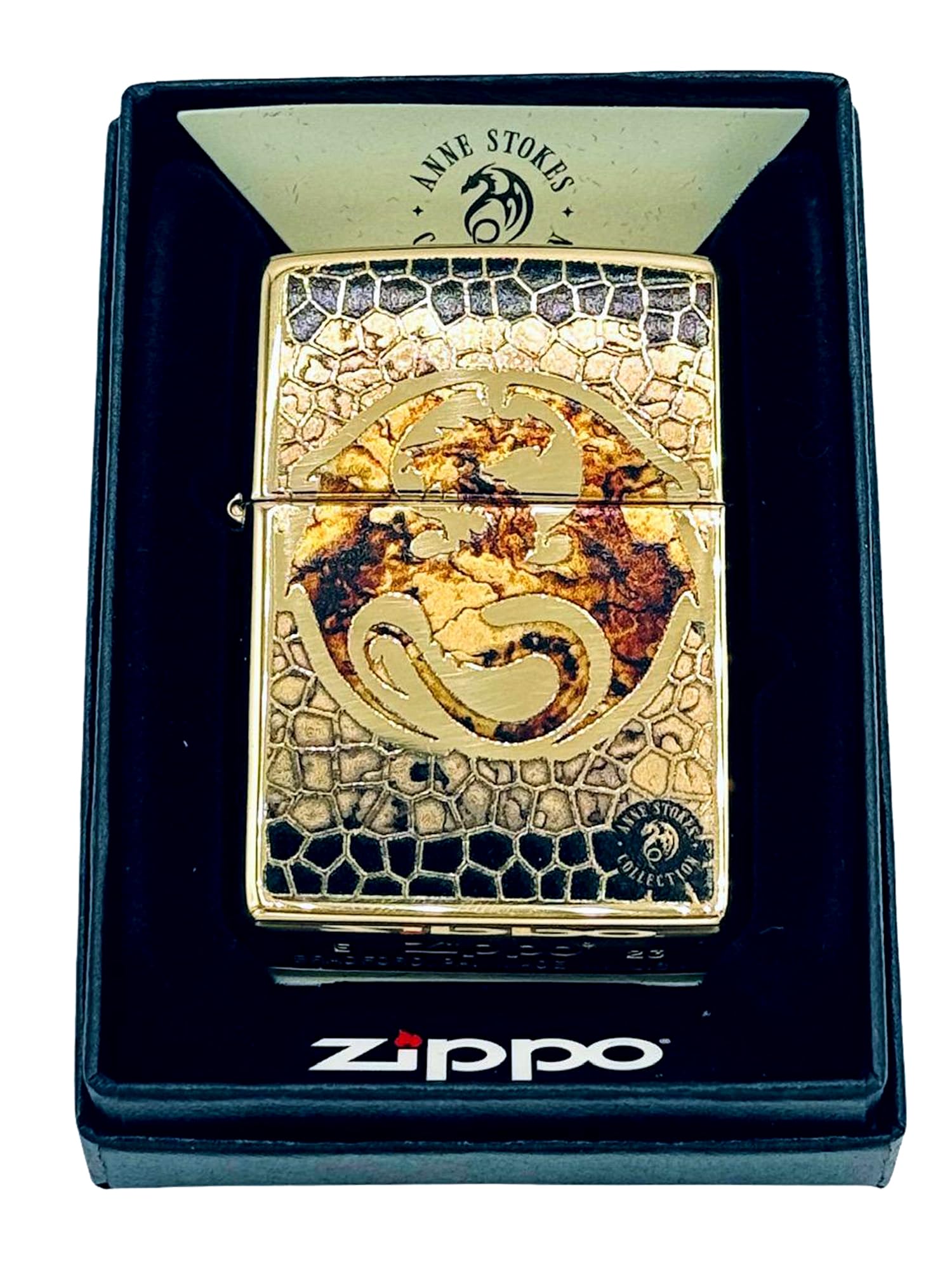 Amazon.com: Personalized Zippo Anne Stokes Fusion Dragon Lighter