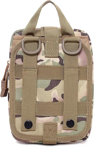 Miniatura 4 de Molle - Bolsa médica táctica de nailon 600D resistente, bolsa de primeros auxilios para EMT (solo bolsa)