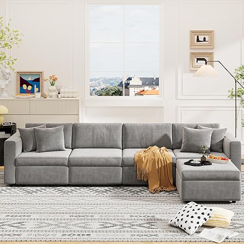 Sofá modular Cloud con almacenamiento de asientos, cómodo sofá de tela de terciopelo para sala de estar, oficina, asiento profundo, reposabrazos disponible en Yaxa Costa Rica