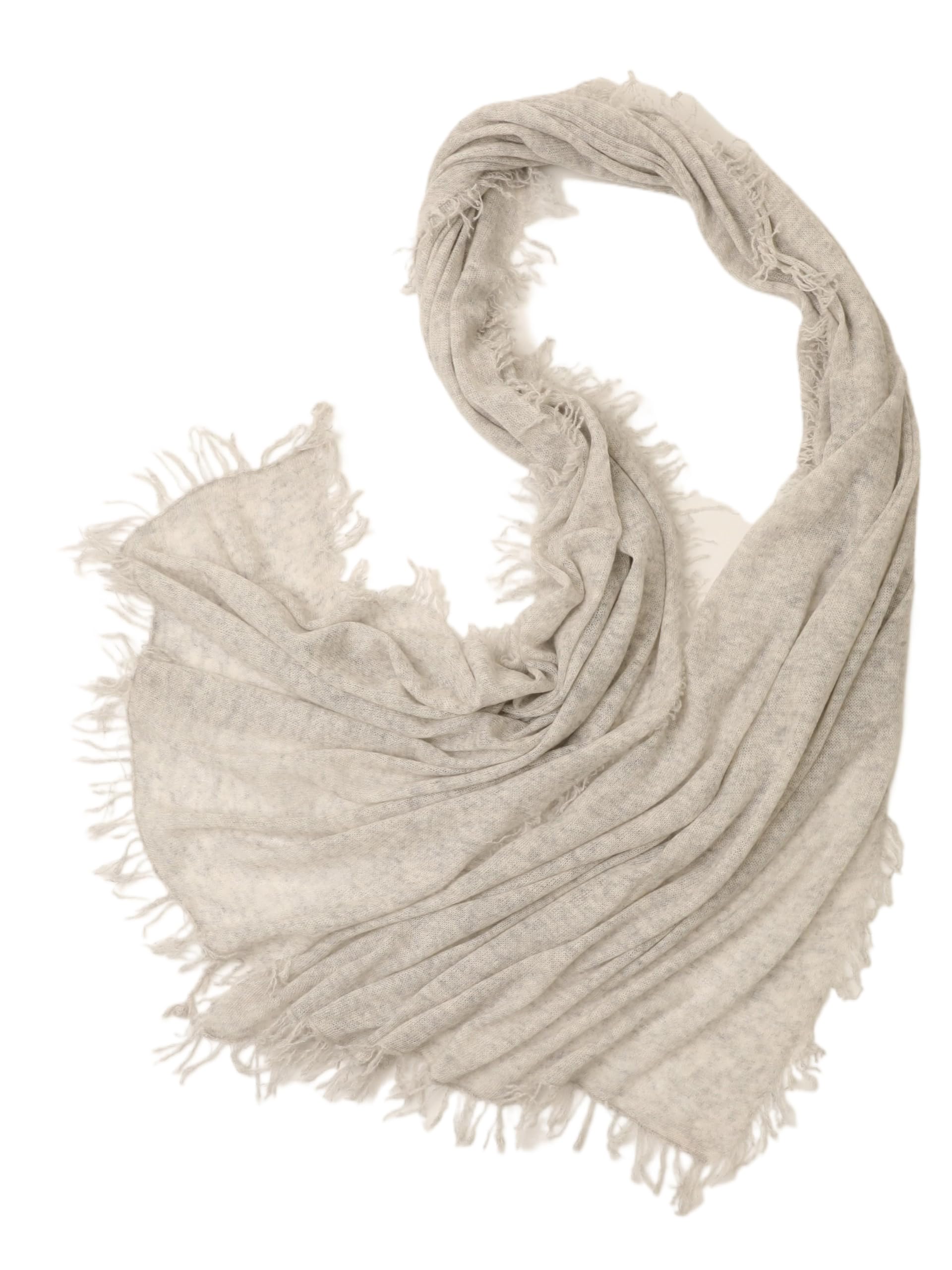 Stola 200×70 cm in Cashmere 100% – Morbidissima, ultra-leggera e soffice come una nuvola, sciarpa elegante con frange per donna