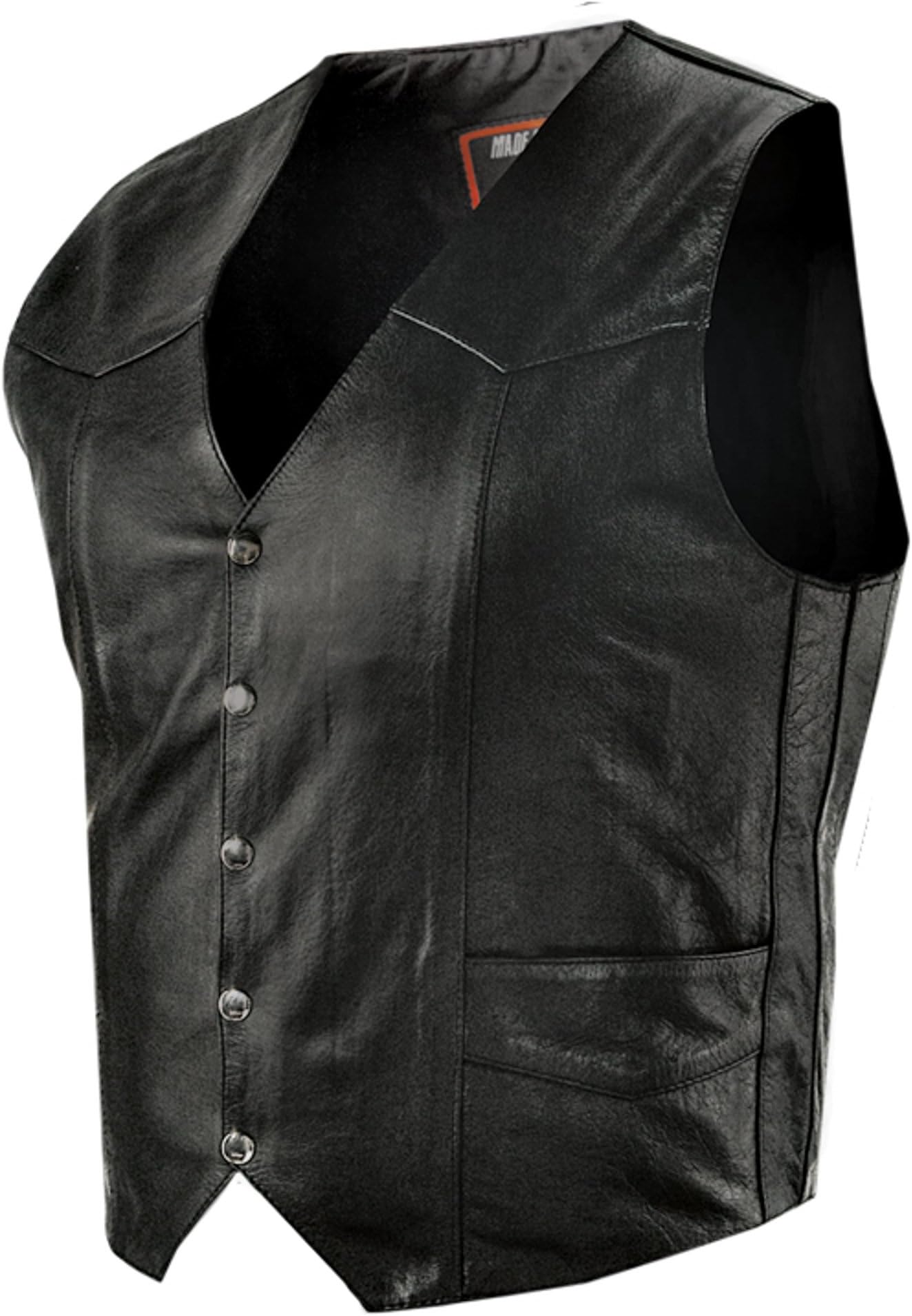 Interstate Leather Men's Basic Vest