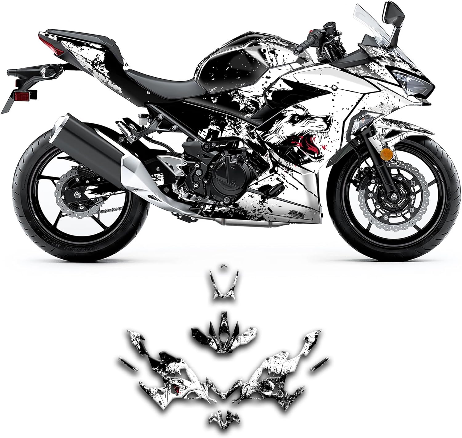 Fits KUNGFU GRAPHICS Ninja 400 Ninja 400 ABS 2017 Ecuador Ubuy