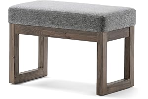 SIMPLIHOME Milltown 27 Inch Sitting Bench