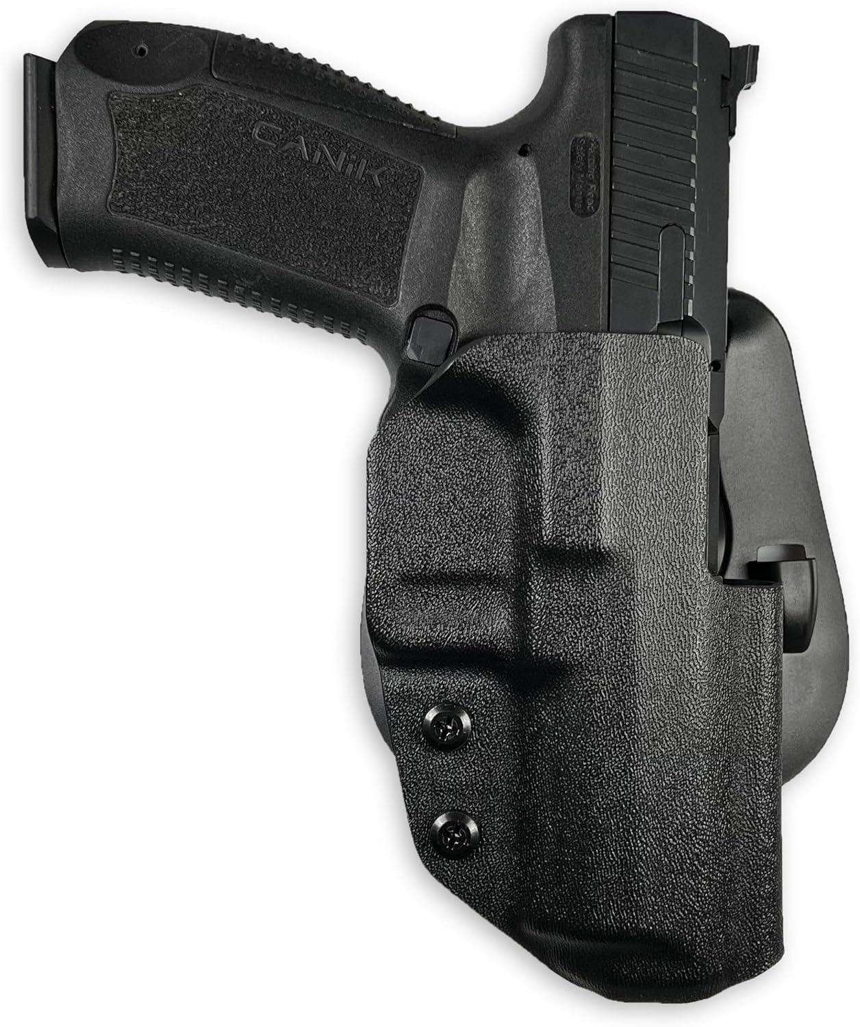 OWB Paddle Holster - Outside The Waistband fits Canik TP9SF Elite Tungsten (Black, Right)