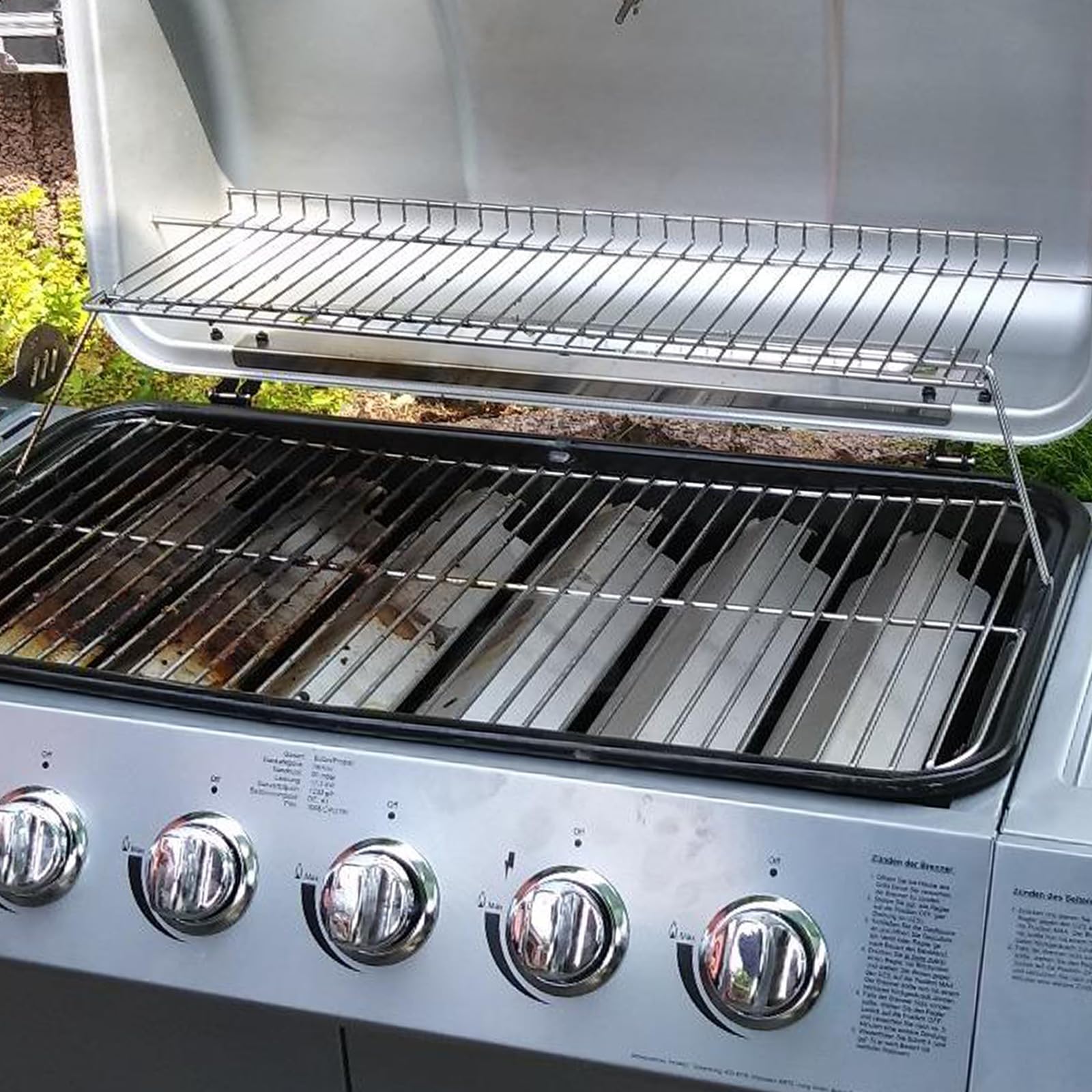 WELL GRILL BBQ Ersatzteile für EL Fuego Dayton 6/6+1 Brenner Gasgrills | Edelstahl Brennerabdeckung, Brenner Rohr, 69cm Grillrost, Warmhalterost, für EL Fuego Grill Zubehör, Gartenparty im Freien,
