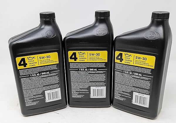 Champion (Pack of 3) Full Synthetic Motor Oil 5W-30 Quart Bottle 100162119