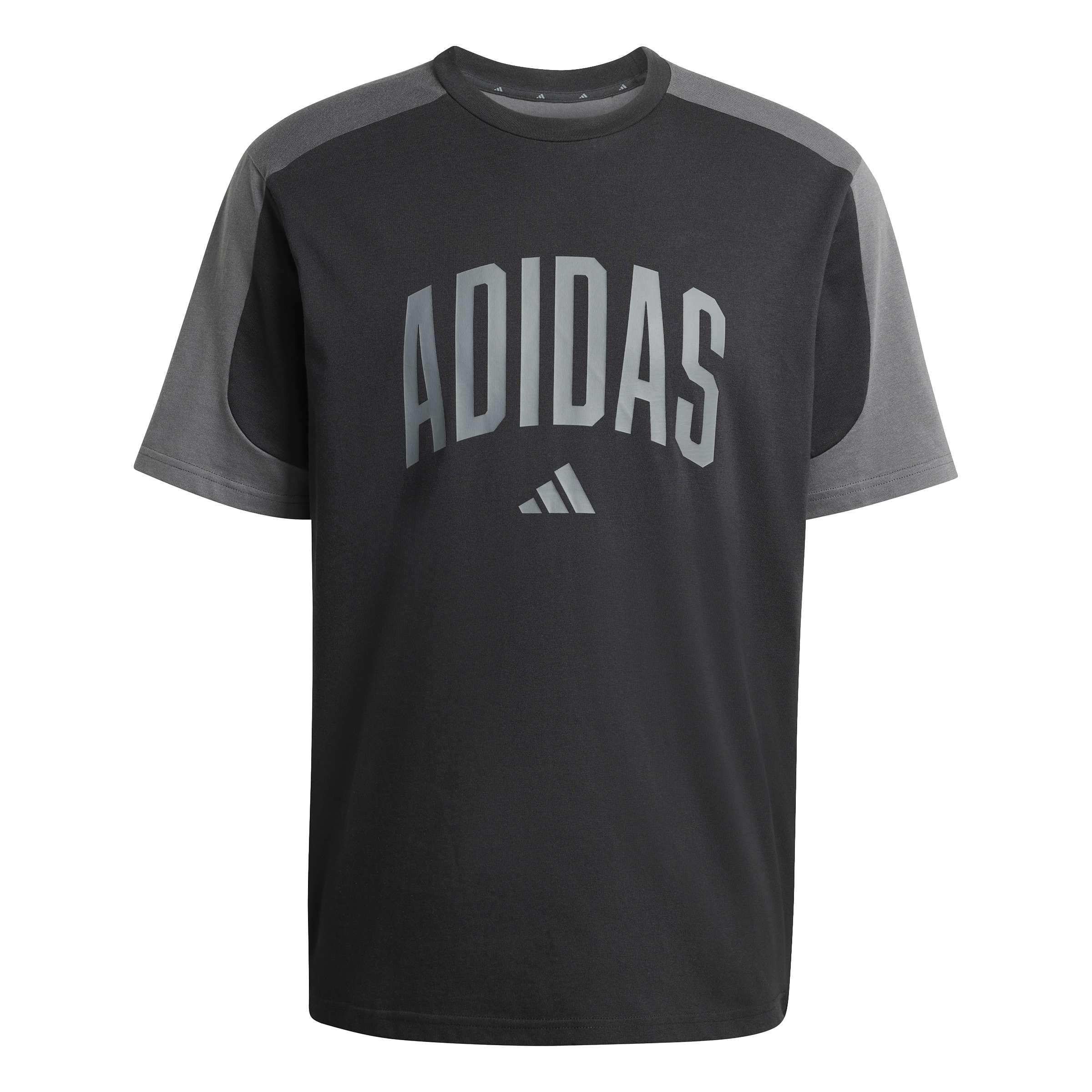adidas Men's Collegiate T-Shirt, Black/Grey six, XXL