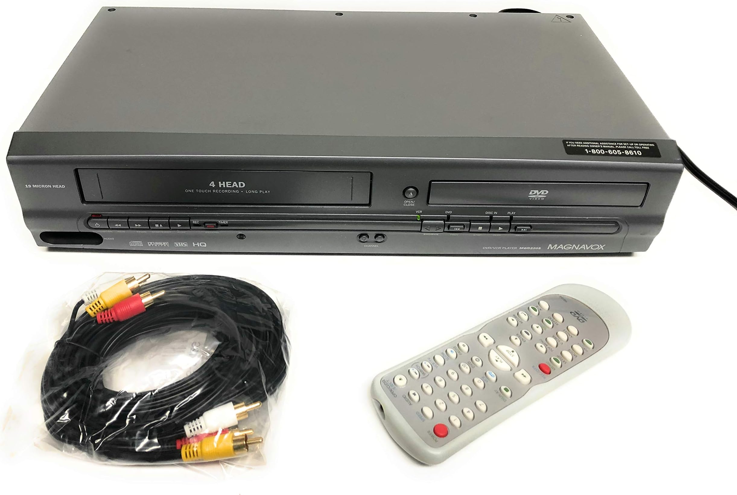 Magnavox MWD2205 DVD/VCR Combination Player : Amazon.ca: Electronics