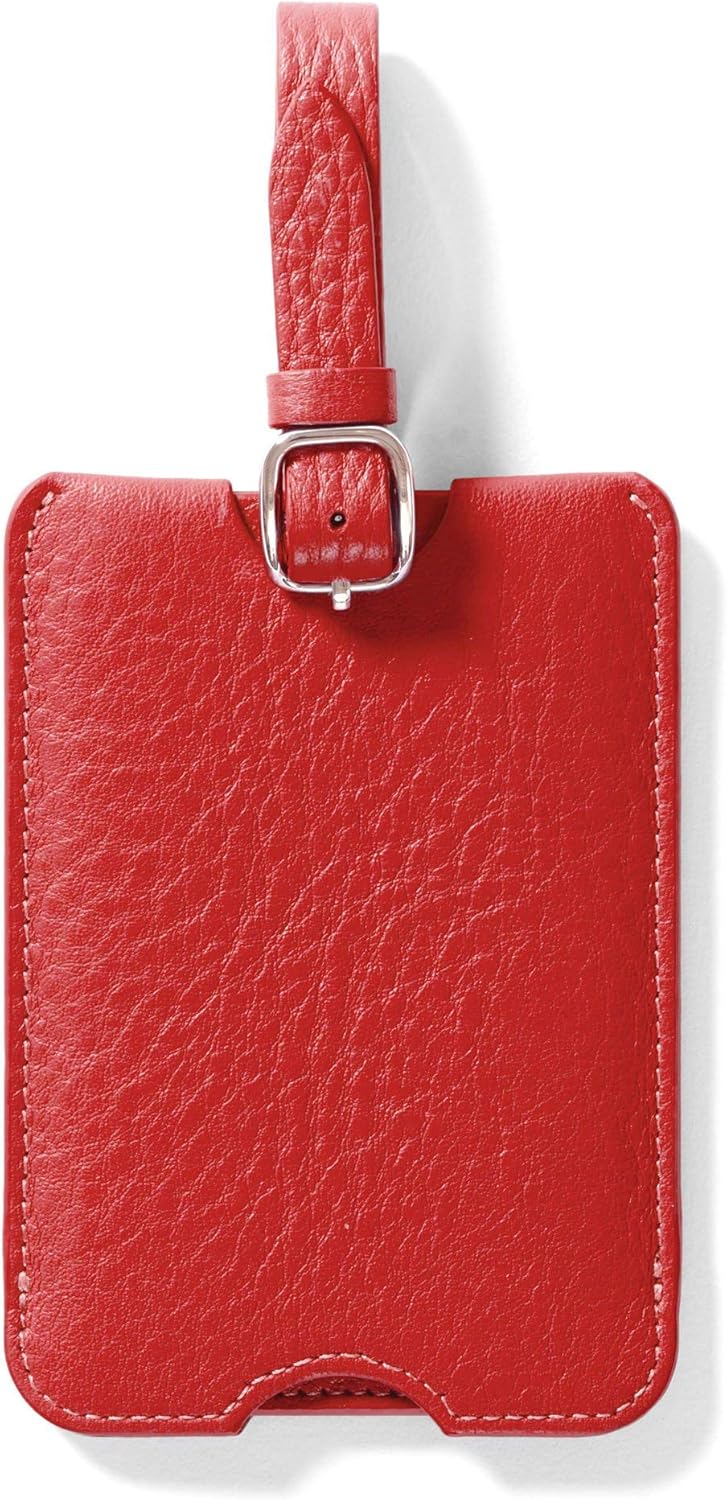 Leatherology Scarlet Deluxe Luggage Tag Clothing, Shoes