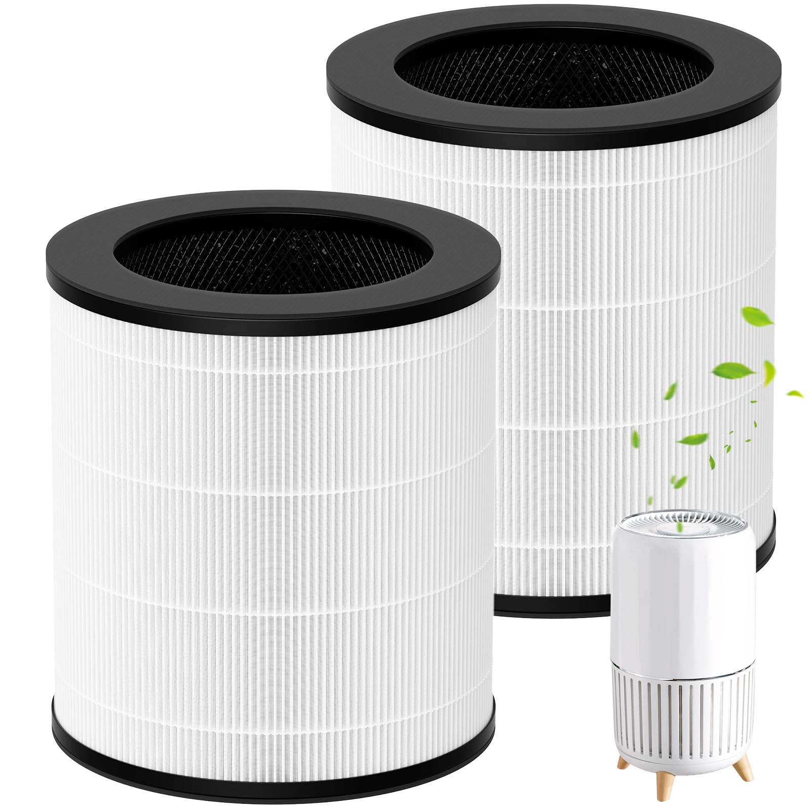 2 Pack AP-T200FL Replacement Filter for HoMedics AP-T200 Air Purifier