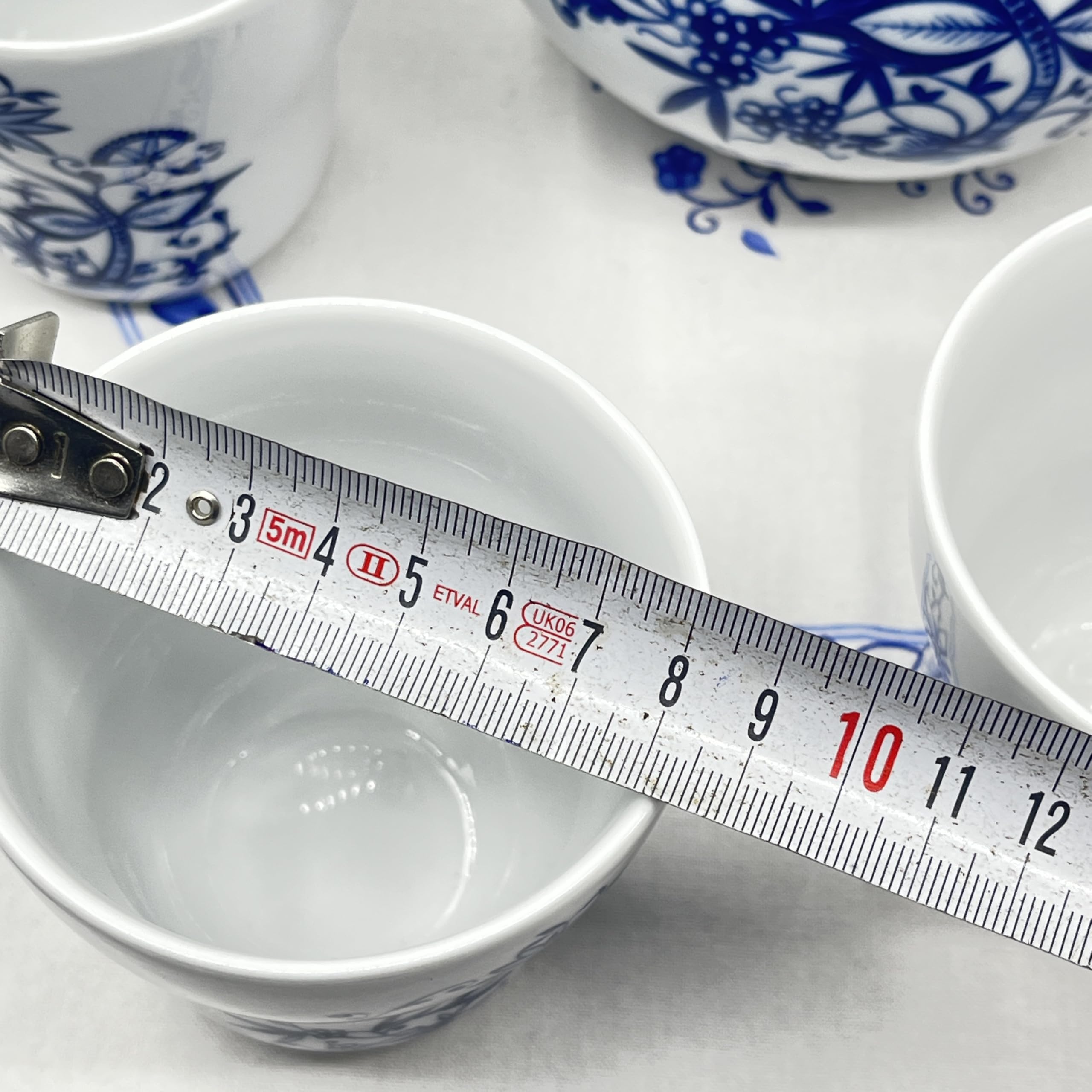 Kahla Zwiebelmuster Porzellan Saftset, Milchset, Saftservice, Milchservice, Wasserservice für 6 Personen, dishwashersafe, spülmaschinenfest