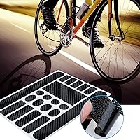 Vista 6 de Outus 3 piezas de protector de cadena para bicicleta, protector de marco de cadena, protector de película adhesiva para cadena de bicicleta, marco