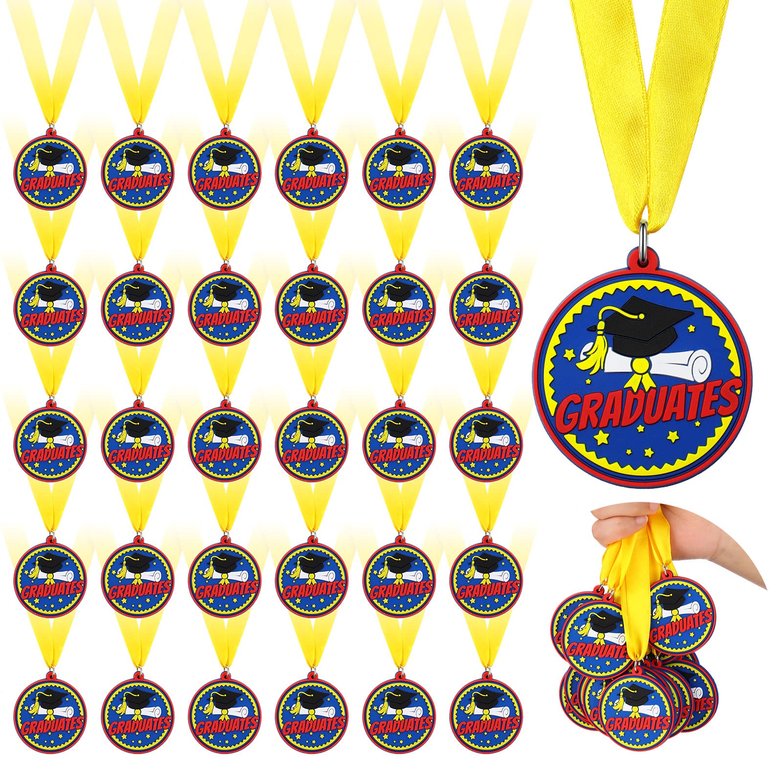 Buy Bucherry 30 Pcs Kindergarten Graduation Medals for Kids Bulk