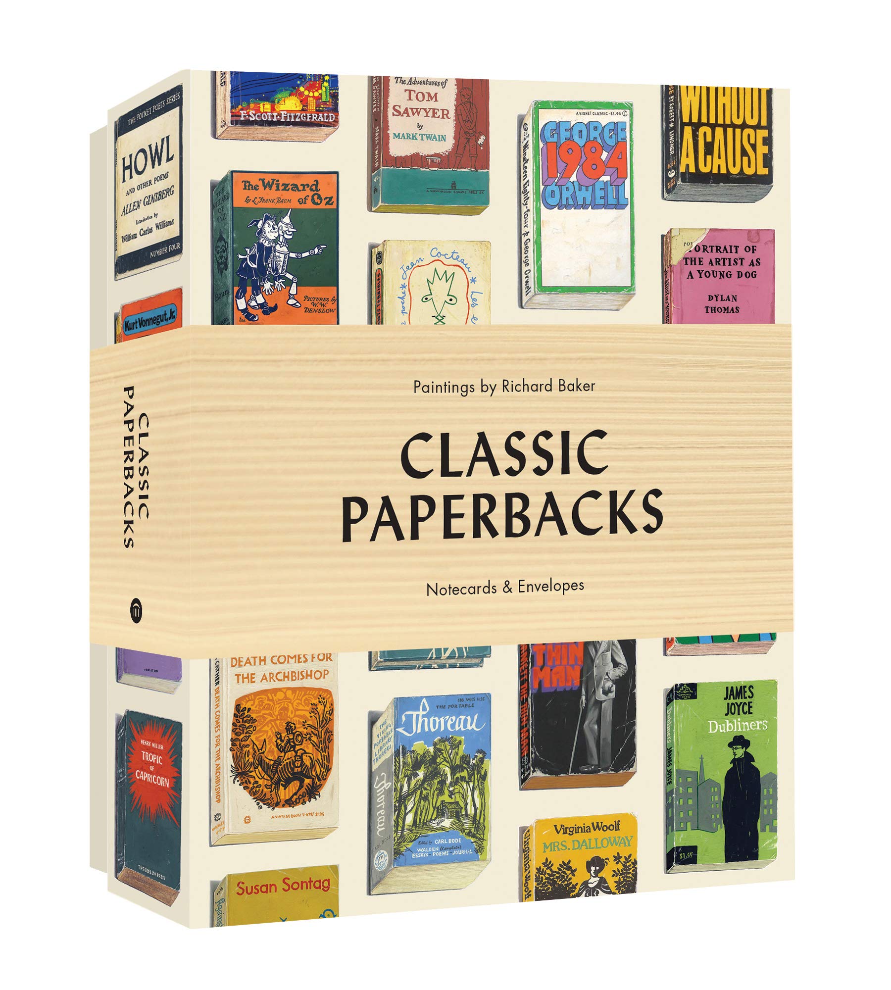 Classic Paperbacks Notecards and Envelopes by Richard Baker CARDS / POSTCARDS