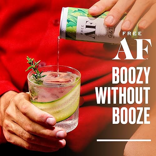 Miniatura 6 de Free AF G&T & Apero Spritz Bundle  Cóctel espumoso sin alcohol  Sin gluten, bajo en calorías  Paquete de 24  latas de 8.4 onzas líquidas