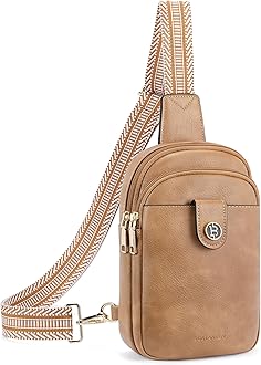 Small Sling Bag Crossbody Bags for Women Trendy Crossbody Purse Leather Chest Bag